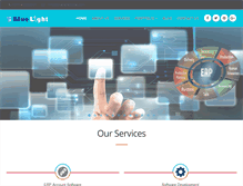 Tablet Screenshot of bluelightdubai.com